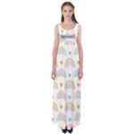 Rainbow Pattern   Empire Waist Maxi Dress