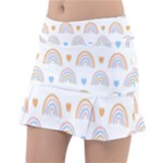 Rainbow Pattern   Classic Tennis Skirt