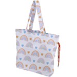 Rainbow Pattern   Drawstring Tote Bag