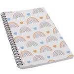 Rainbow Pattern   5.5  x 8.5  Notebook