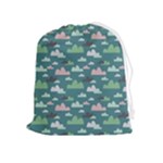 Llama Clouds   Drawstring Pouch (XL)