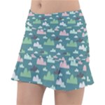 Llama Clouds   Classic Tennis Skirt