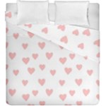 Small Cute Hearts   Duvet Cover Double Side (King Size)