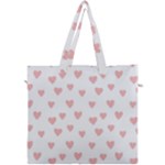 Small Cute Hearts   Canvas Travel Bag