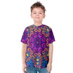 Mandala Fishes Kids  Cotton Tee