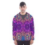 Mandala Fishes Men s Hooded Windbreaker