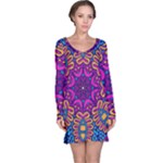 Mandala Fishes Long Sleeve Nightdress