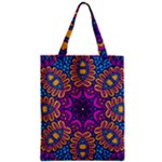 Mandala Fishes Zipper Classic Tote Bag