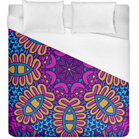 Mandala Fishes Duvet Cover (King Size) from ArtsNow.com