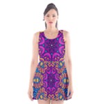 Mandala Fishes Scoop Neck Skater Dress