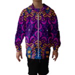 Mandala Fishes Kids  Hooded Windbreaker