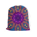 Mandala Fishes Drawstring Pouch (XL)