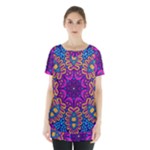 Mandala Fishes Skirt Hem Sports Top