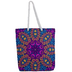 Full Print Rope Handle Tote (Large) 