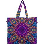 Mandala Fishes Canvas Travel Bag