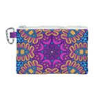 Mandala Fishes Canvas Cosmetic Bag (Medium)