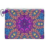 Mandala Fishes Canvas Cosmetic Bag (XXL)