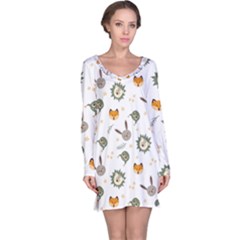 Long Sleeve Nightdress 