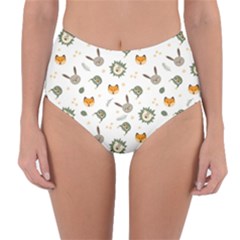 Reversible High-Waist Bikini Bottoms 