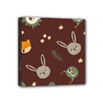 Rabbits, Owls And Cute Little Porcupines  Mini Canvas 4  x 4  (Stretched)