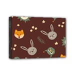 Rabbits, Owls And Cute Little Porcupines  Mini Canvas 7  x 5  (Stretched)