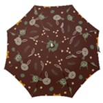 Rabbits, Owls And Cute Little Porcupines  Straight Umbrella