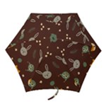 Rabbits, Owls And Cute Little Porcupines  Mini Folding Umbrella