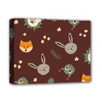 Rabbits, Owls And Cute Little Porcupines  Deluxe Canvas 14  x 11  (Stretched)