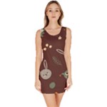 Rabbits, Owls And Cute Little Porcupines  Bodycon Dress