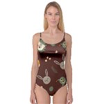 Rabbits, Owls And Cute Little Porcupines  Camisole Leotard 