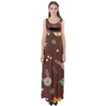 Rabbits, Owls And Cute Little Porcupines  Empire Waist Maxi Dress