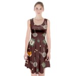 Rabbits, Owls And Cute Little Porcupines  Racerback Midi Dress