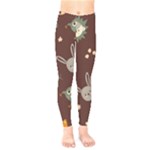 Rabbits, Owls And Cute Little Porcupines  Kids  Leggings