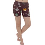 Rabbits, Owls And Cute Little Porcupines  Lightweight Velour Yoga Shorts