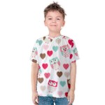 Lovely Owls Kids  Cotton Tee