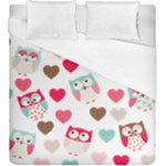 Lovely Owls Duvet Cover (King Size)