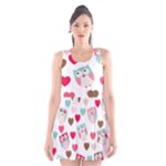 Lovely Owls Scoop Neck Skater Dress