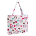 Zipper Medium Tote Bag Front