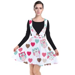 Plunge Pinafore Dress 