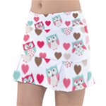 Lovely Owls Classic Tennis Skirt