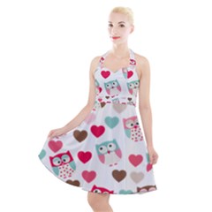 Halter Party Swing Dress  