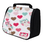 Lovely Owls Full Print Travel Pouch (Small)