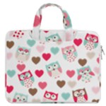 Lovely Owls MacBook Pro 16  Double Pocket Laptop Bag 