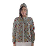 Wild Forest Friends  Women s Hooded Windbreaker