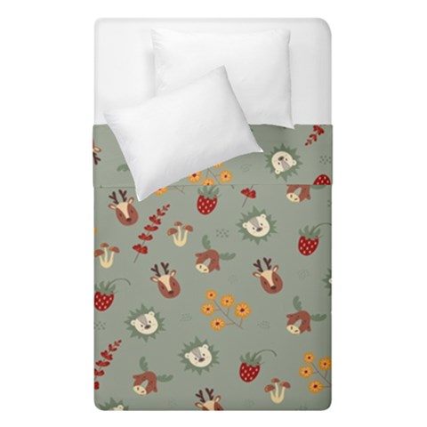 Wild Forest Friends  Duvet Cover Double Side (Single Size) from ArtsNow.com