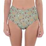 Wild Forest Friends  Reversible High-Waist Bikini Bottoms