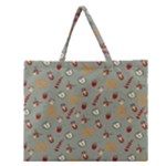 Wild Forest Friends  Zipper Large Tote Bag