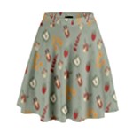 Wild Forest Friends  High Waist Skirt