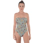 Wild Forest Friends  Tie Back One Piece Swimsuit