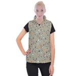 Wild Forest Friends  Women s Button Up Vest